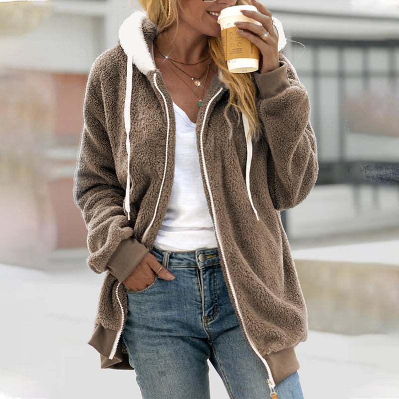 Maya | Women's Zip Up Fleece Hoodie